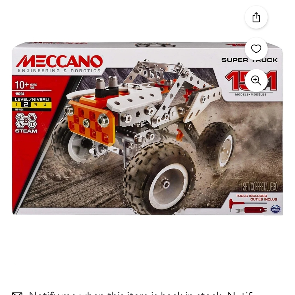 Meccano robotics